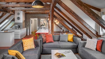 Appartement, 3 chambres, terrasse (Kepler) | Coin séjour