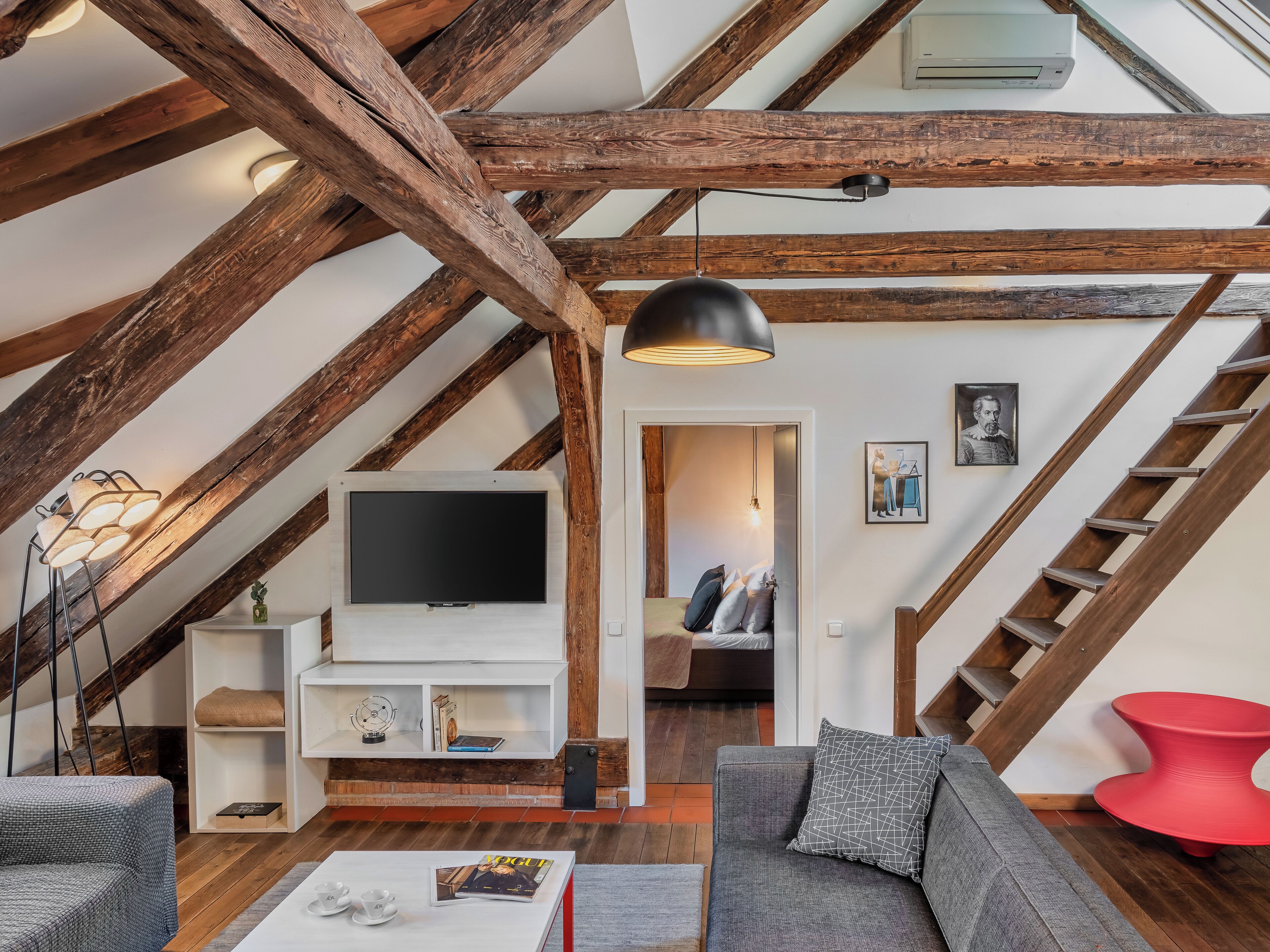 Departamento, 3 habitaciones, Terraza (Kepler) | Ropa de cama hipoalergénica y caja de seguridad en la habitación 