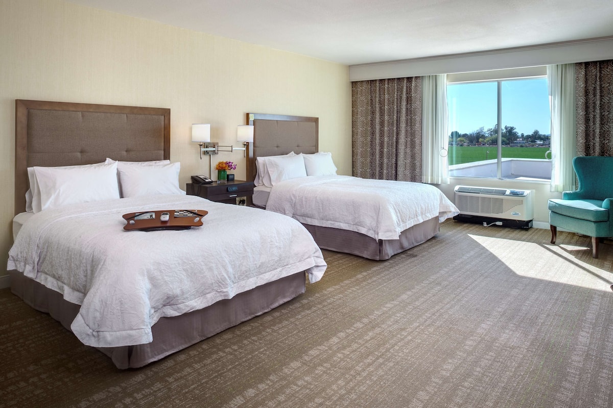 In-room safe, blackout curtains, iron/ironing board