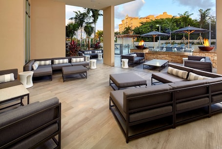 Outdoor pool, open 8:00 AM to 6:00 PM, sun loungers