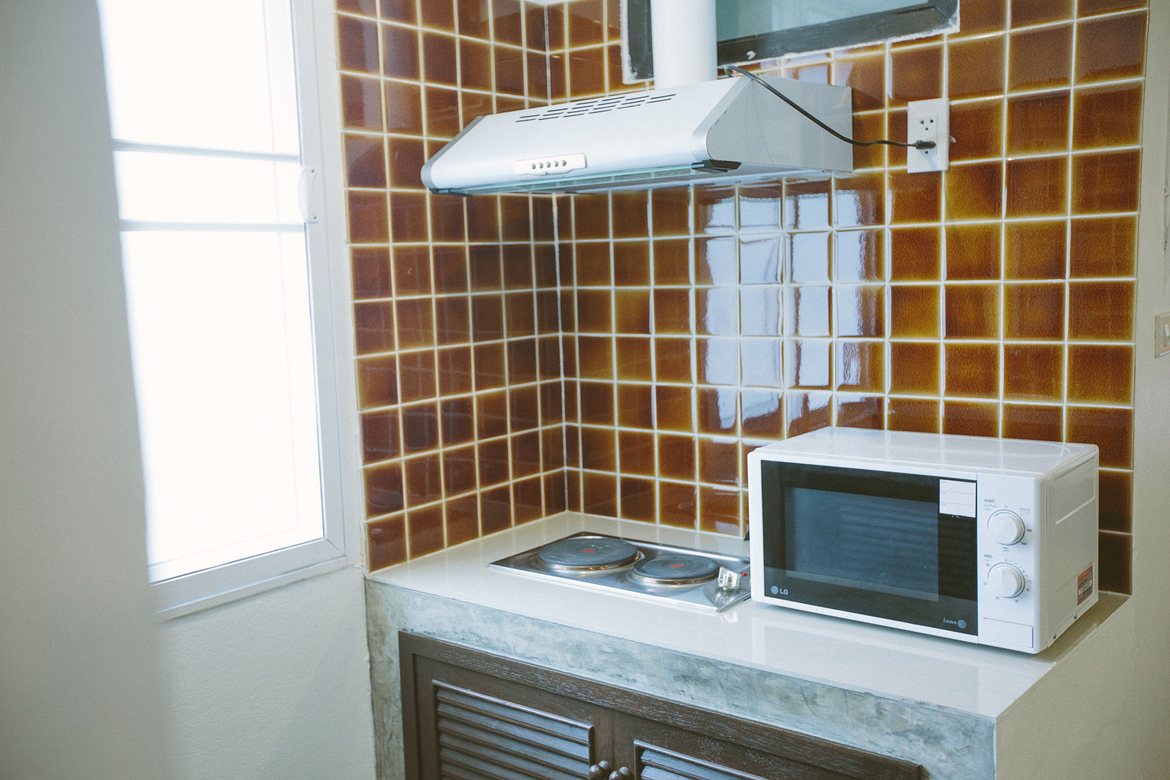 2 bedroom family | private kitchenette | full-sized fridge, microwave, electric kettle, cookware/dishes/utensils