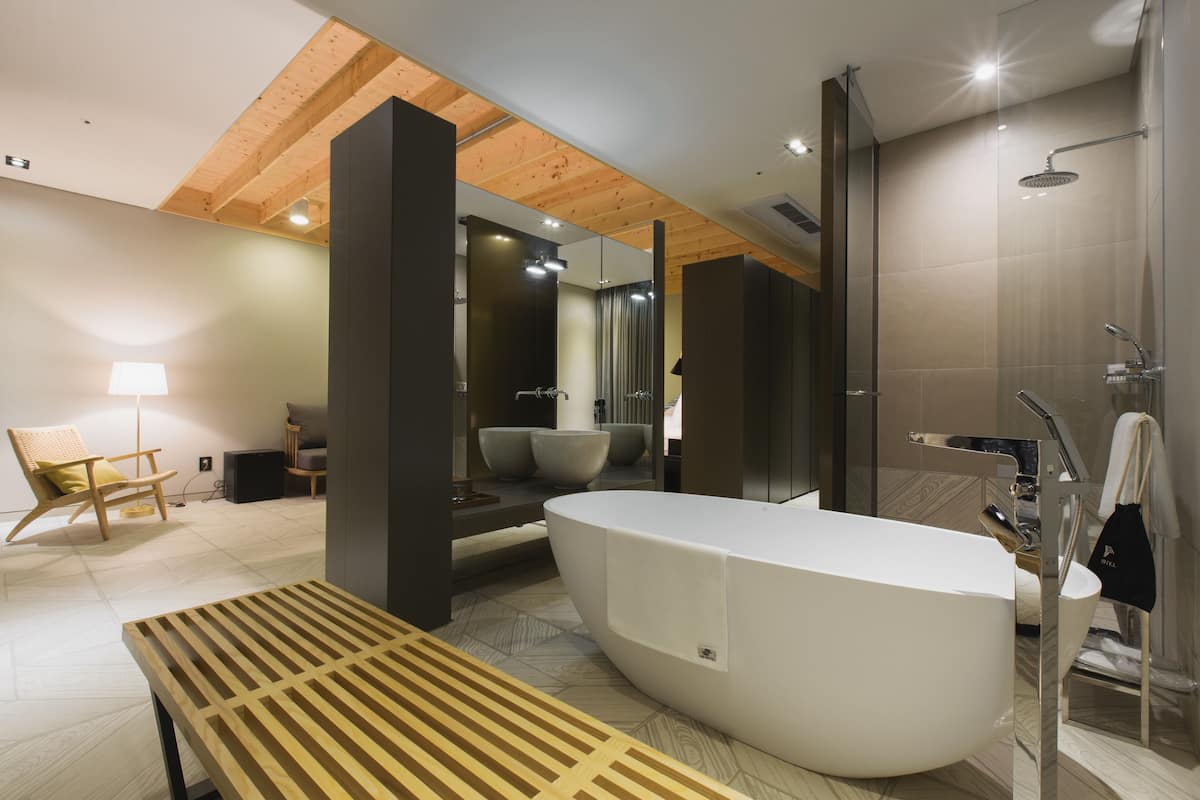 royal suite | in-room safe, desk, soundproofing, iron/ironing board