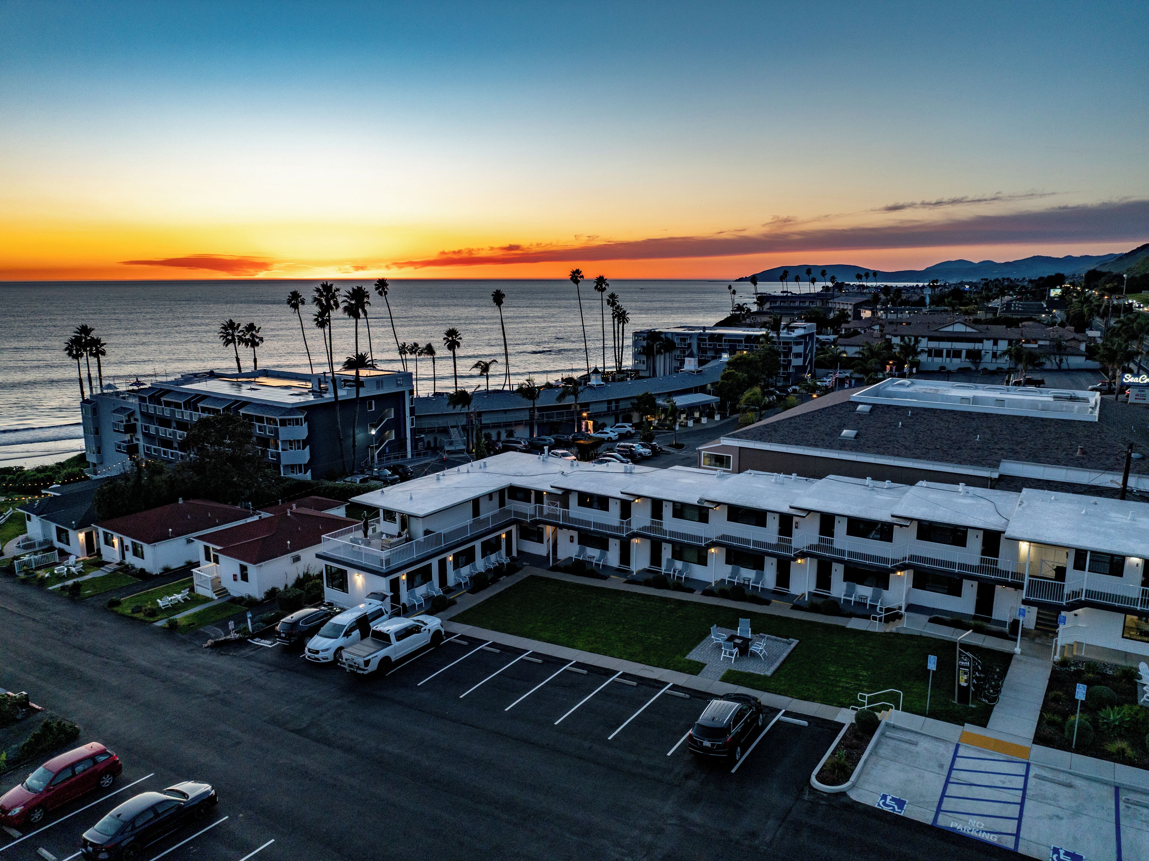 منظر من الجو على ارتفاع عالٍ