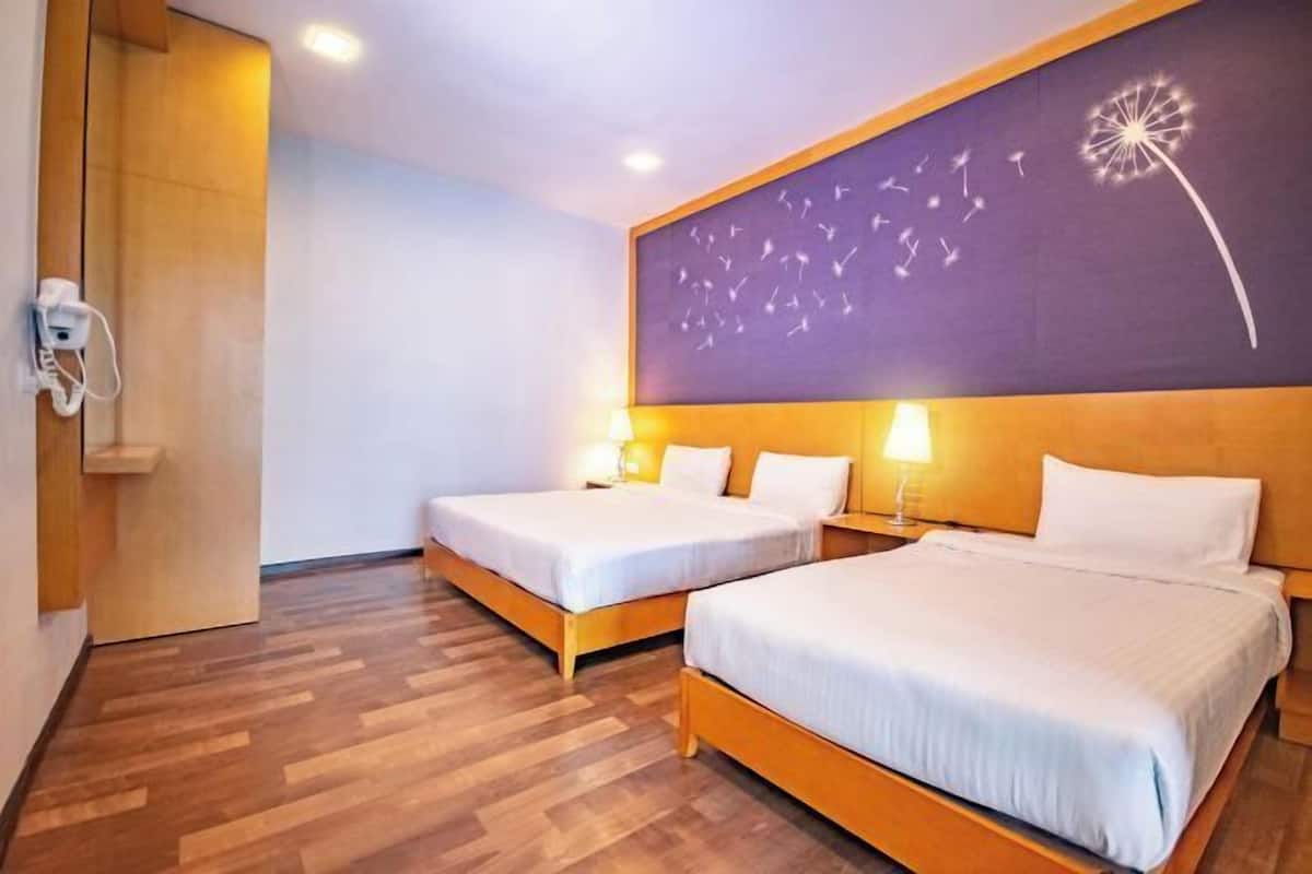 1 slaapkamer, een minibar, geluiddichte muren