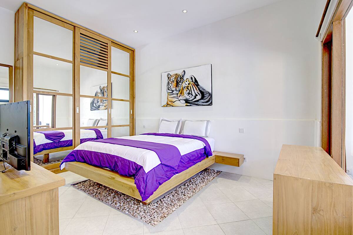 Villa, 1 habitación, piscina privada | 1 dormitorio, caja fuerte, tabla de planchar con plancha