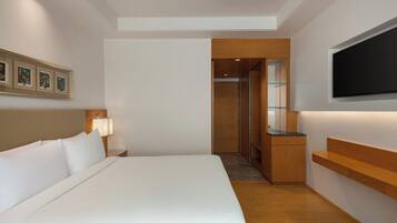 Ropa de cama de alta calidad y minibar