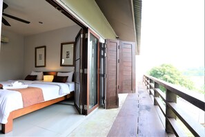 Deluxe-Doppel- oder -Zweibettzimmer, Bergblick