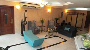 Lobby sitting area