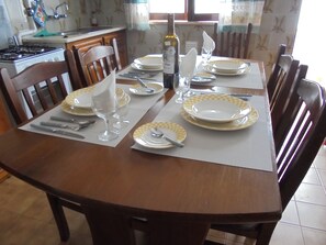 Zona de menjador de l'habitació