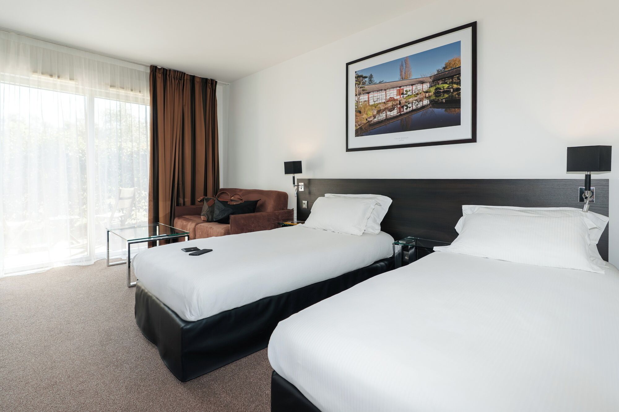 經典開放式客房, 2 張單人床 | 書桌、隔音、熨斗/熨衣板、免費無線上網