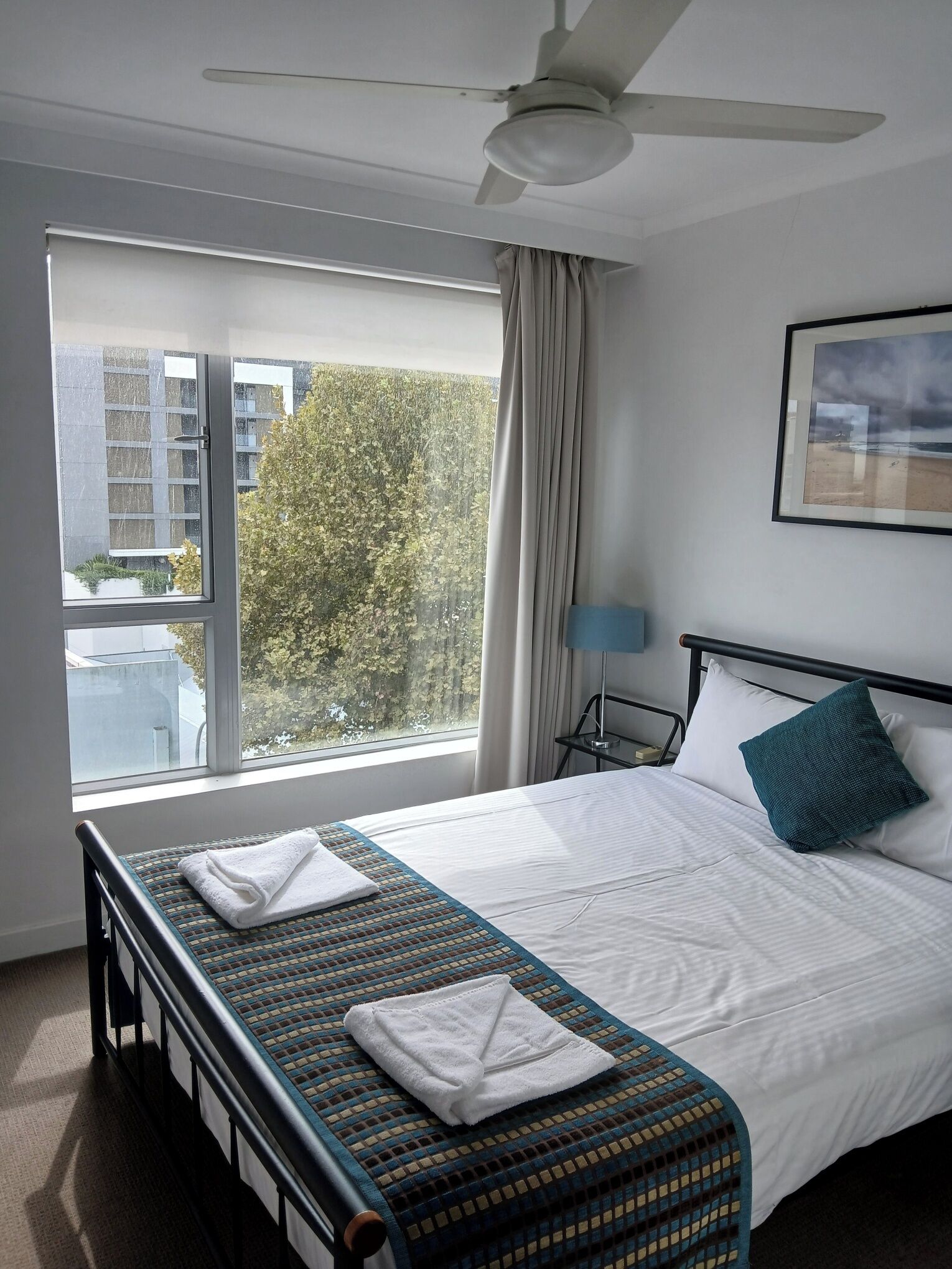 Two Bedroom #42 | Premium bedding, desk, blackout drapes, soundproofing