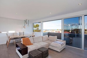 Premium Townhouse 32 | Living room | TV, DVD player - Whitewater Apartments (Torquay)
