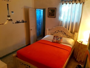 Double Room | Individually decorated, individually furnished, blackout drapes