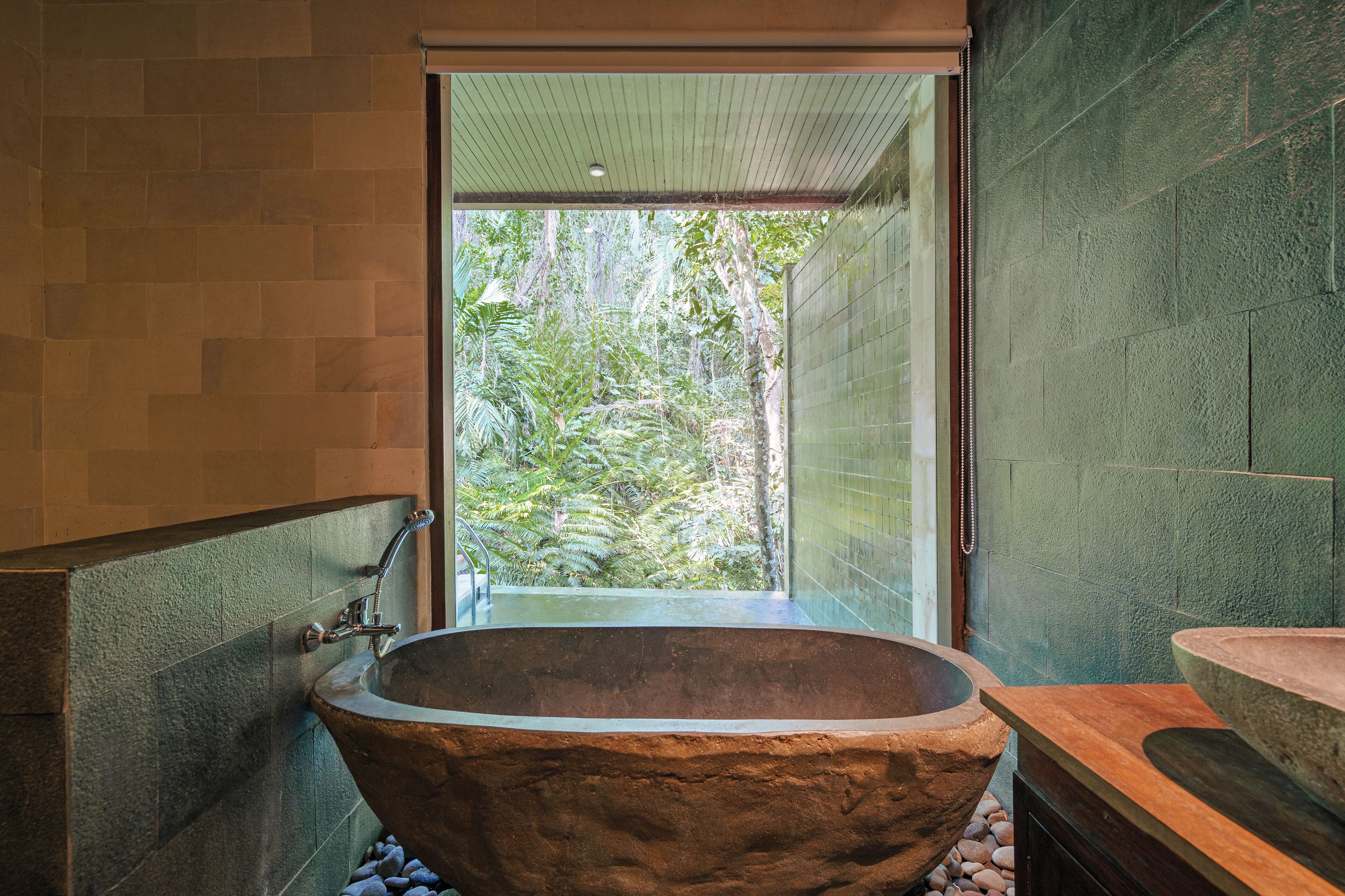 套房, 私人游泳池 (Dedari) | 浴室 | 名牌洗护用品、吹风机、浴袍、拖鞋