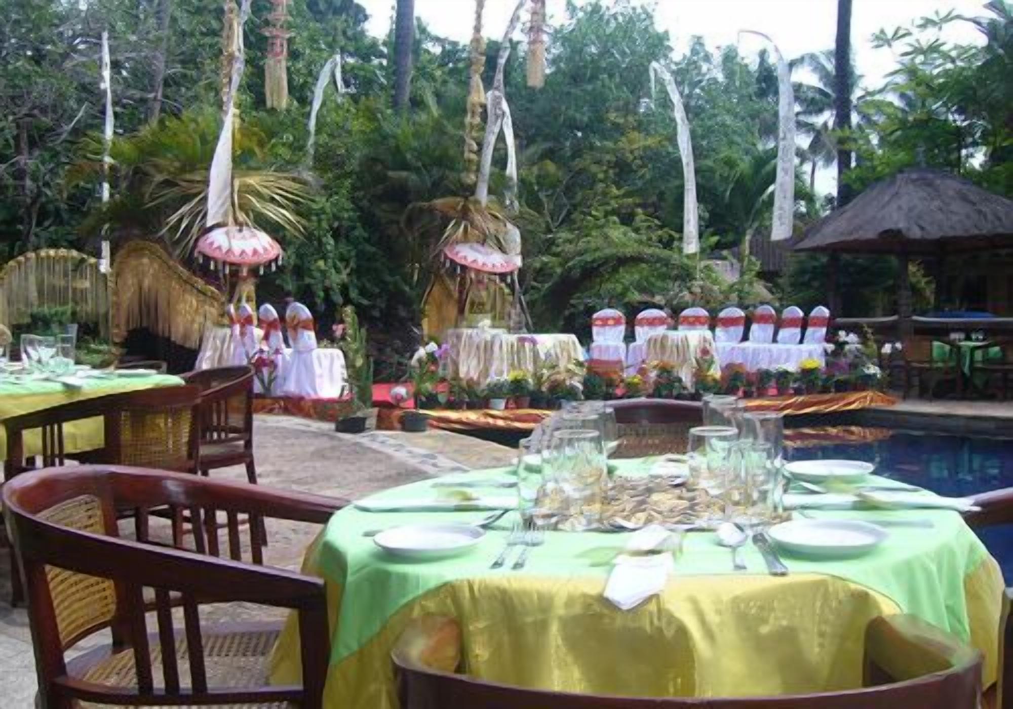 outdoor wedding area