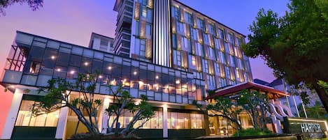 Voorkant van accommodatie