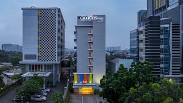 Façade de l’hébergement