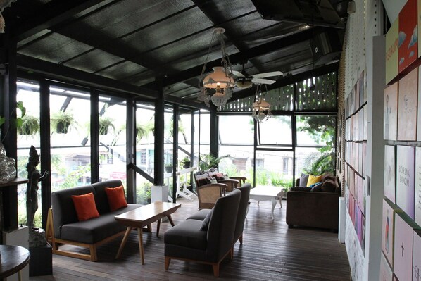 Vue depuis l’hébergement