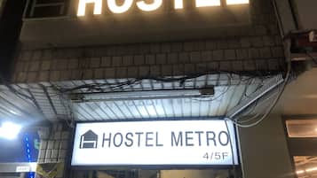 Majoituspaikan sisäänkäynti