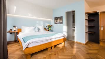 1 camera, biancheria da letto di alta qualità, copriletto in piuma