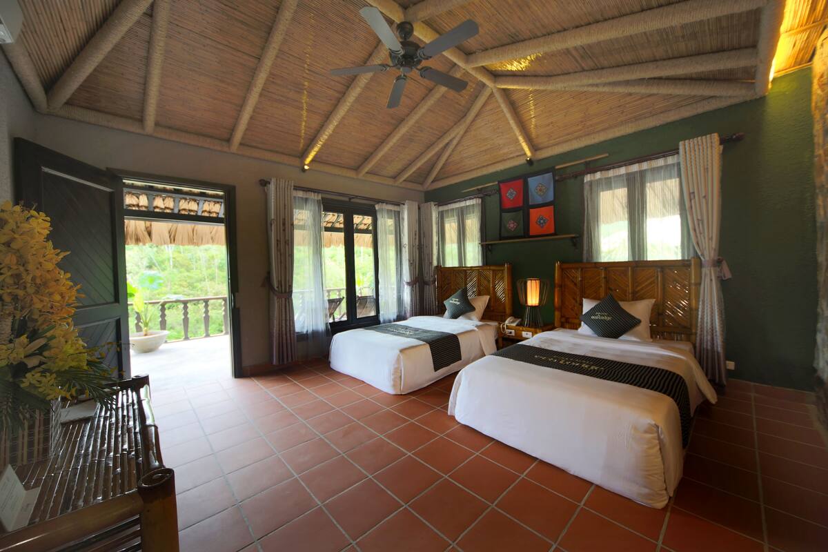 junior deluxe room, mountain view | in-room safe, desk, soundproofing, free wifi