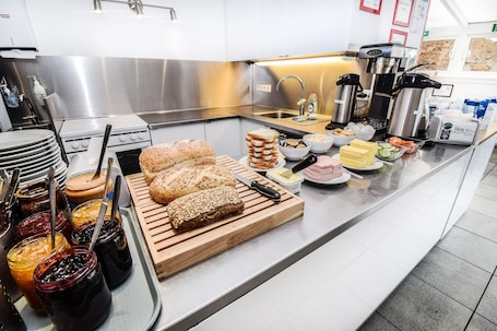 Breakfast buffet. Guesthouse Aurora