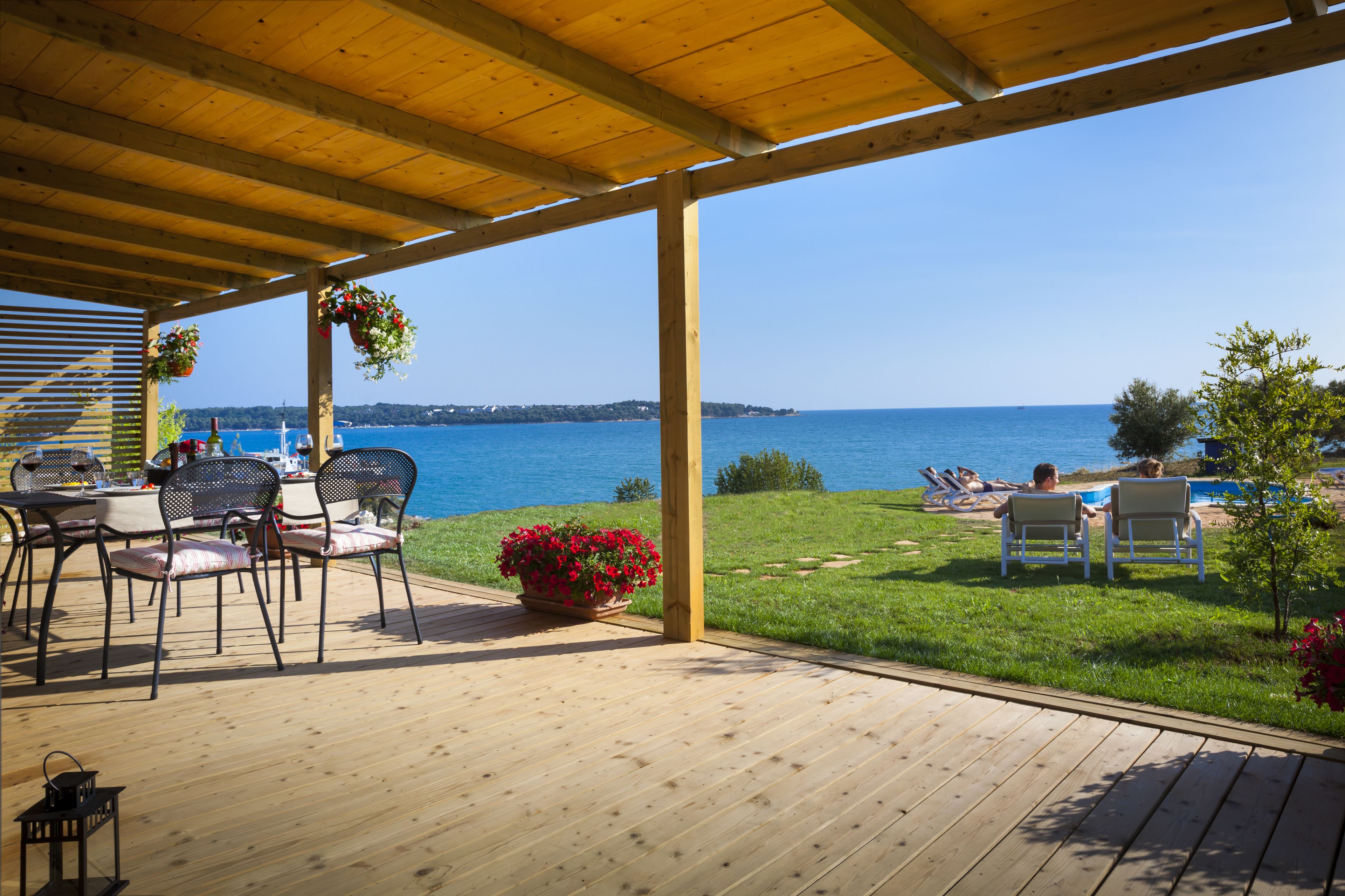 活动屋, 2 间卧室, 露台 | 露台