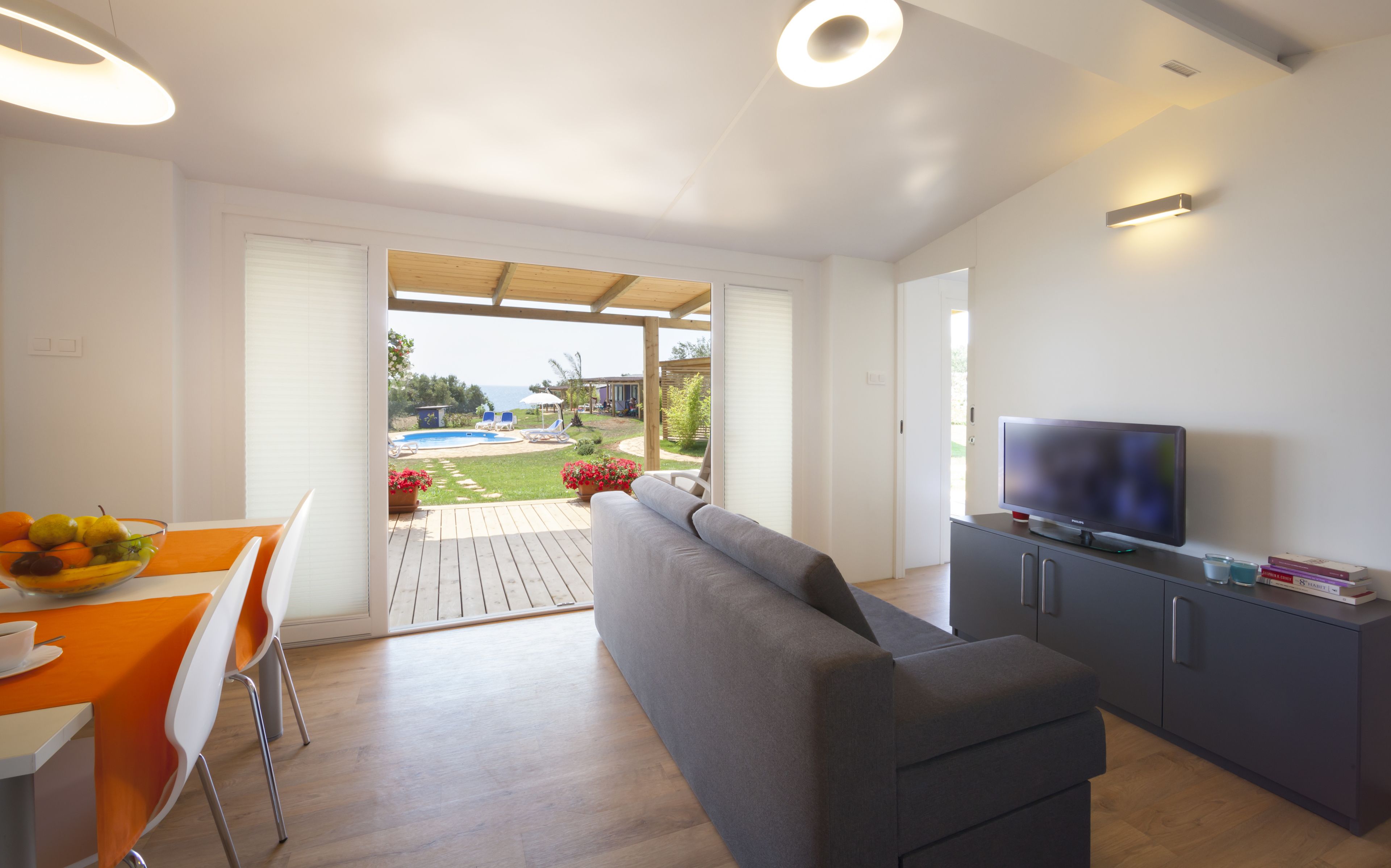 活动屋, 2 间卧室, 露台