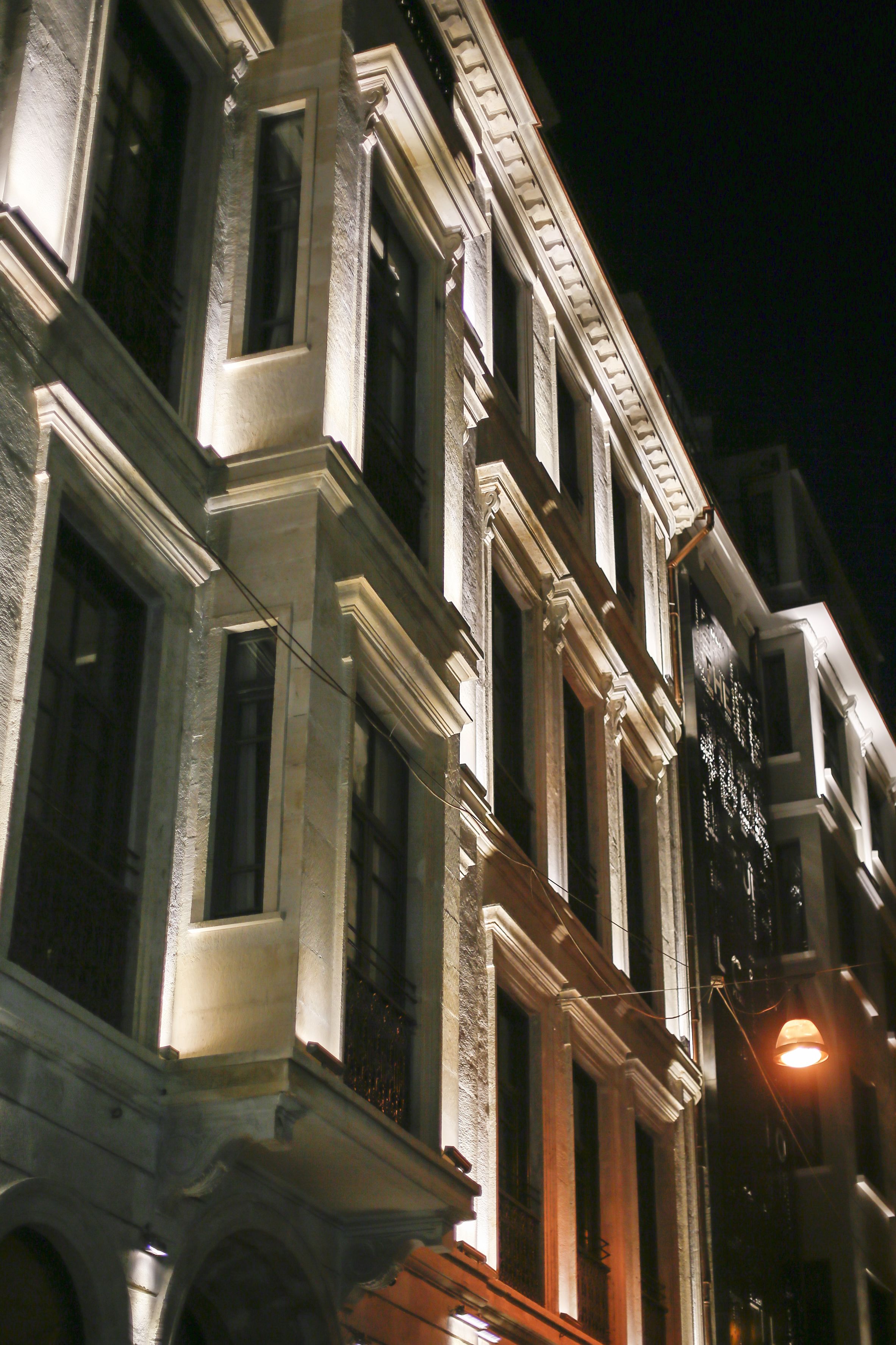 front of property – evening/night