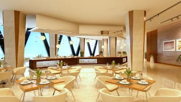 9 restaurants, breakfast, lunch served; international cuisine