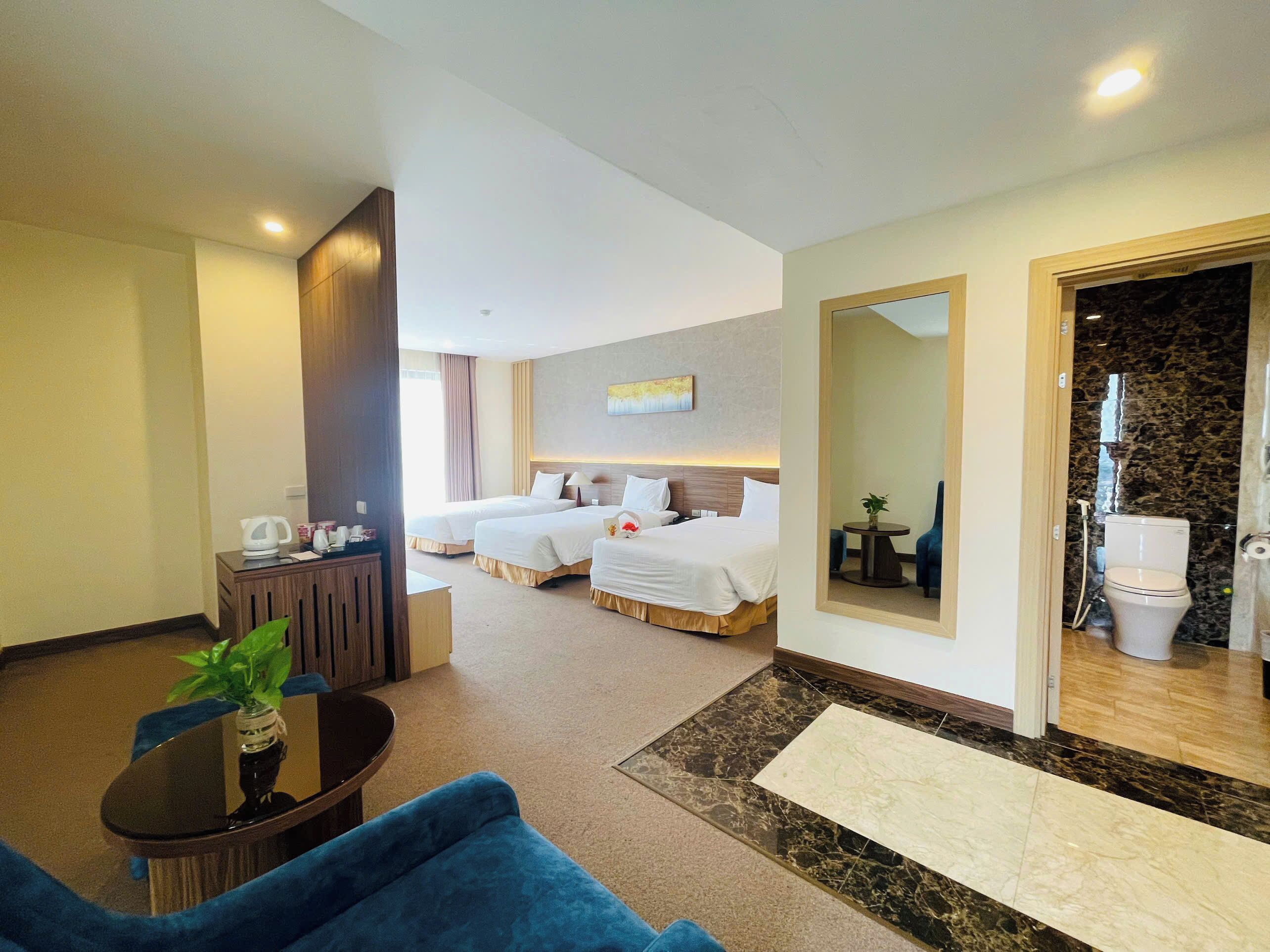 Deluxe Triple Room, 3 Single Beds | View from room