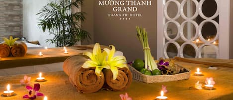 Sauna, hot tub, steam room, hot stone massages, deep-tissue massages