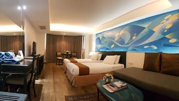 Deluxe Room | Premium bedding, minibar, in-room safe, desk