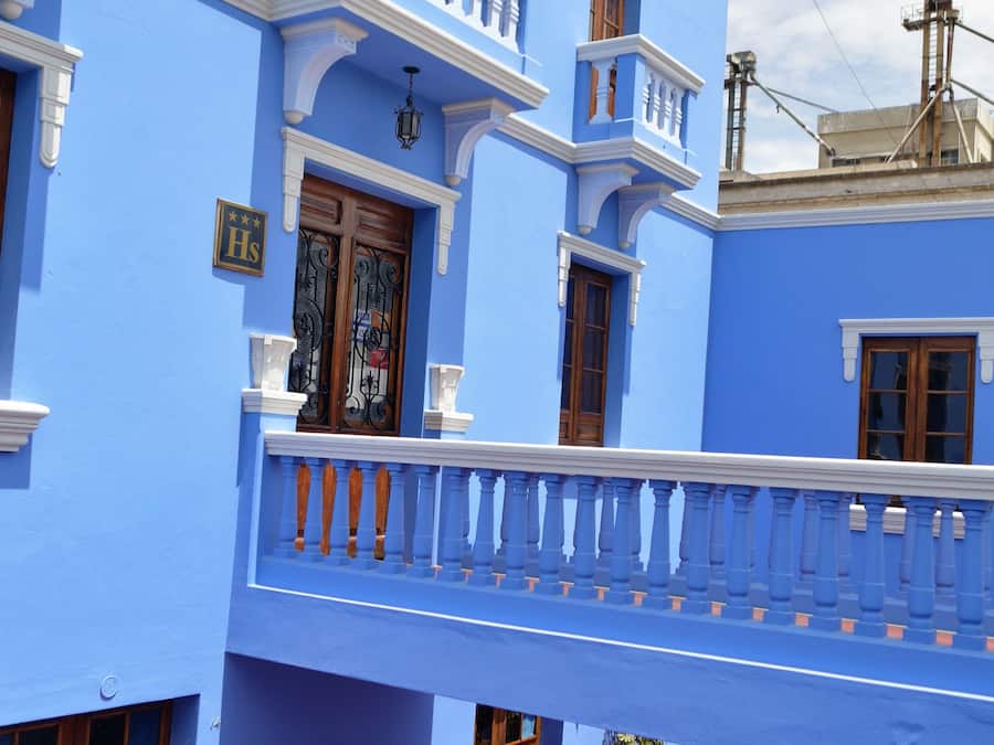 Facciata della struttura