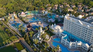 4 indoor pools, 8 outdoor pools, pool umbrellas, sun loungers