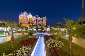 Front of property - evening/night