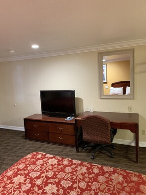 Standard Room, 2 Queen Beds | Desk, blackout drapes, iron/ironing board, free WiFi - A-1 Budget Motel (Klamath Falls)