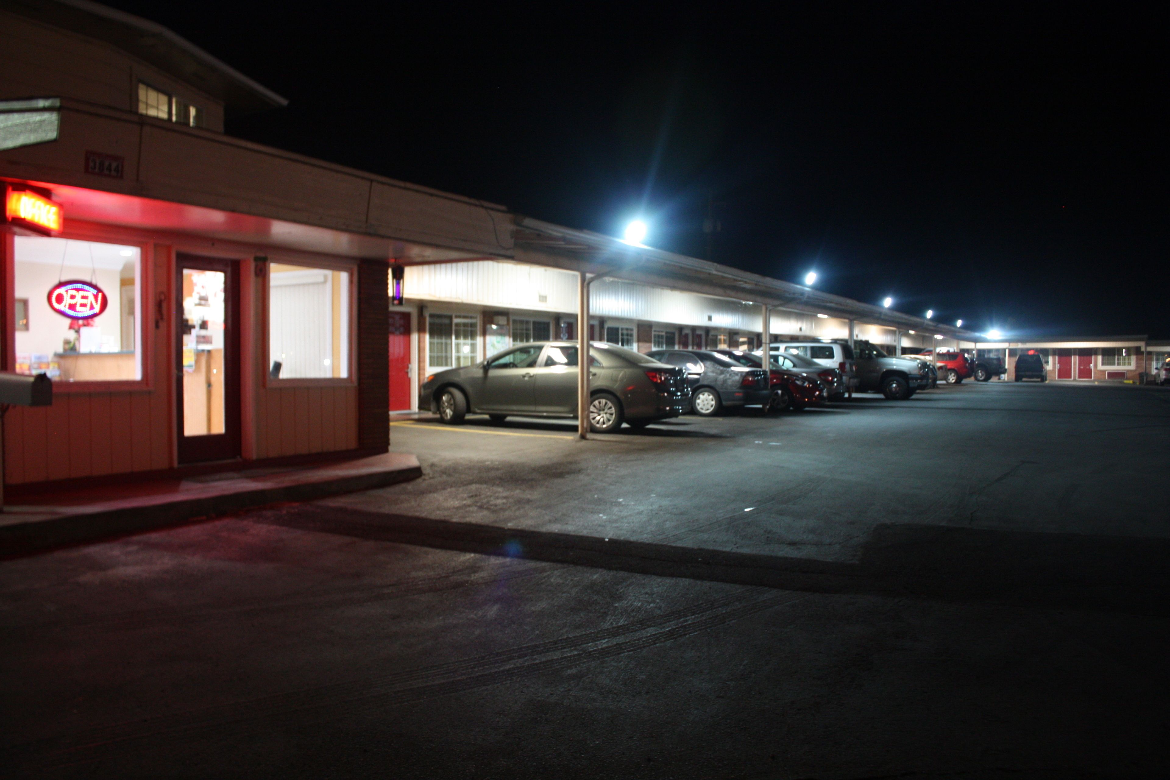 Front of property - evening/night