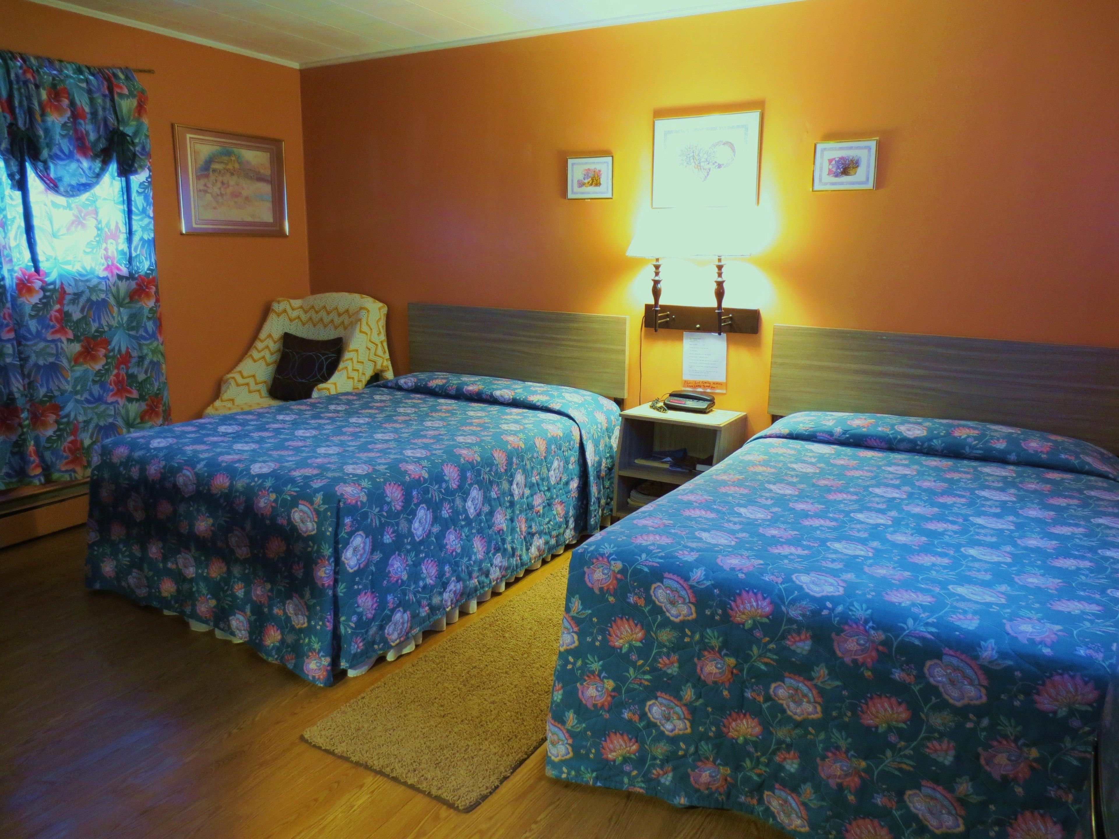 Standard Room, 2 Double Beds, Non Smoking | Desk, iron/ironing board, free WiFi