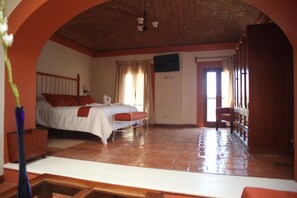 Een strijkplank/strijkijzer, gratis wifi