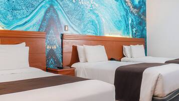 Basic-Dreibettzimmer | Hochwertige Bettwaren, Pillowtop-Betten, Minibar, Zimmersafe