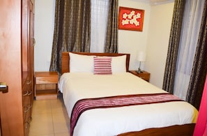 Premium bedding, pillow-top beds, individually furnished, desk