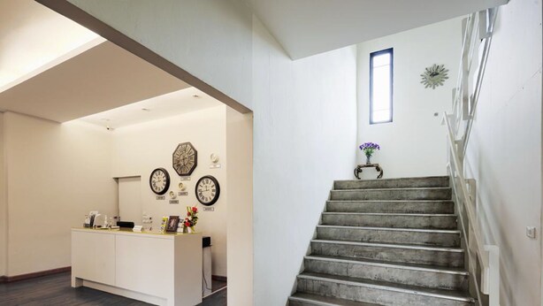 Interior entrance
