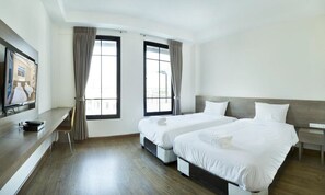 Habitación superior | Minibar, caja de seguridad en la habitación, escritorio y wifi gratis 