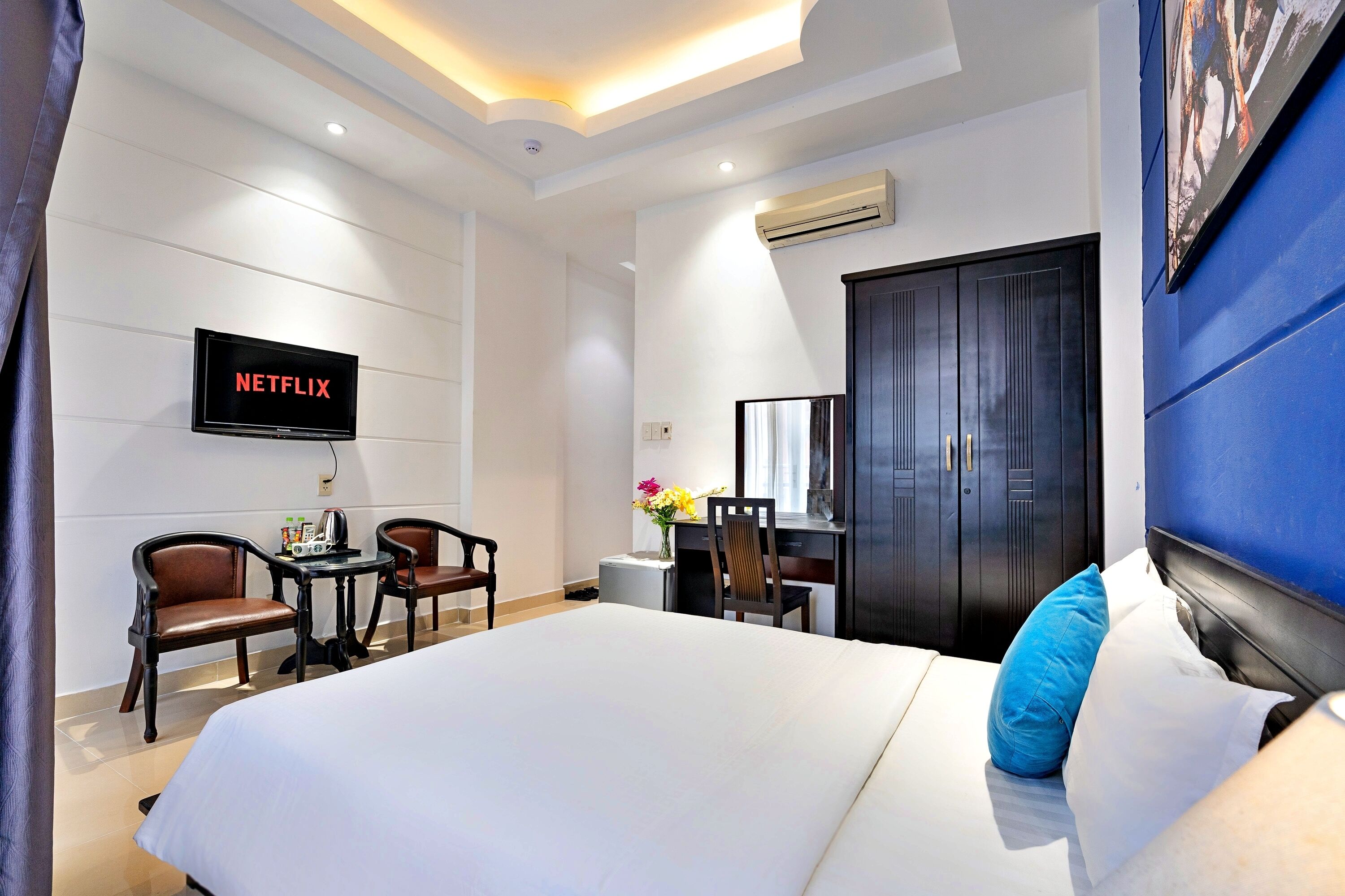 Habitación doble Deluxe | Sábanas de algodón egipcio y ropa de cama de alta calidad 