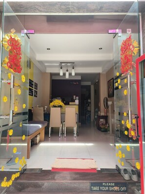 Façade de l’hébergement