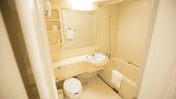 Family Room (Korean Traditional Ondol, 28 PY) | Bathroom | Hair dryer, towels