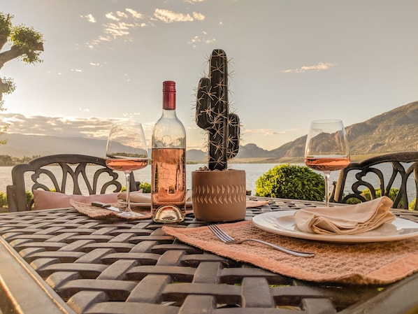 Opções para refeição ao ar livre