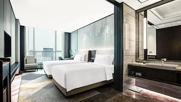 Premium Room, 2 Twin Beds, City View | 1 bedroom, in-room safe, desk, soundproofing