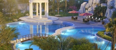 Una piscina techada